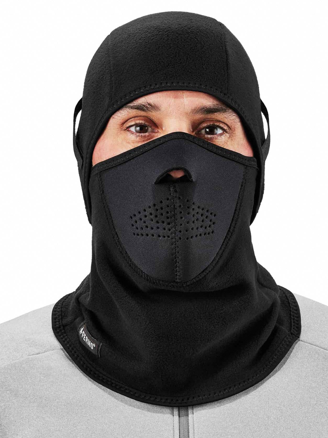 NFERNO BY ERGODYNE Balaclava, Universal, Black, Covers Head, Face and