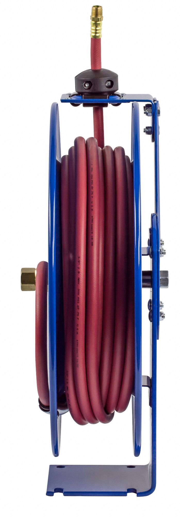 COXREELS Spring Return Hose Reel, Air, Water, 300 psi, Hose Capacity 50