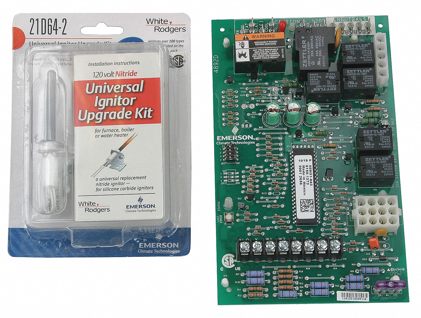WHITERODGERS Hot Surface Ignition Kit, Universal Integrated TwoStage