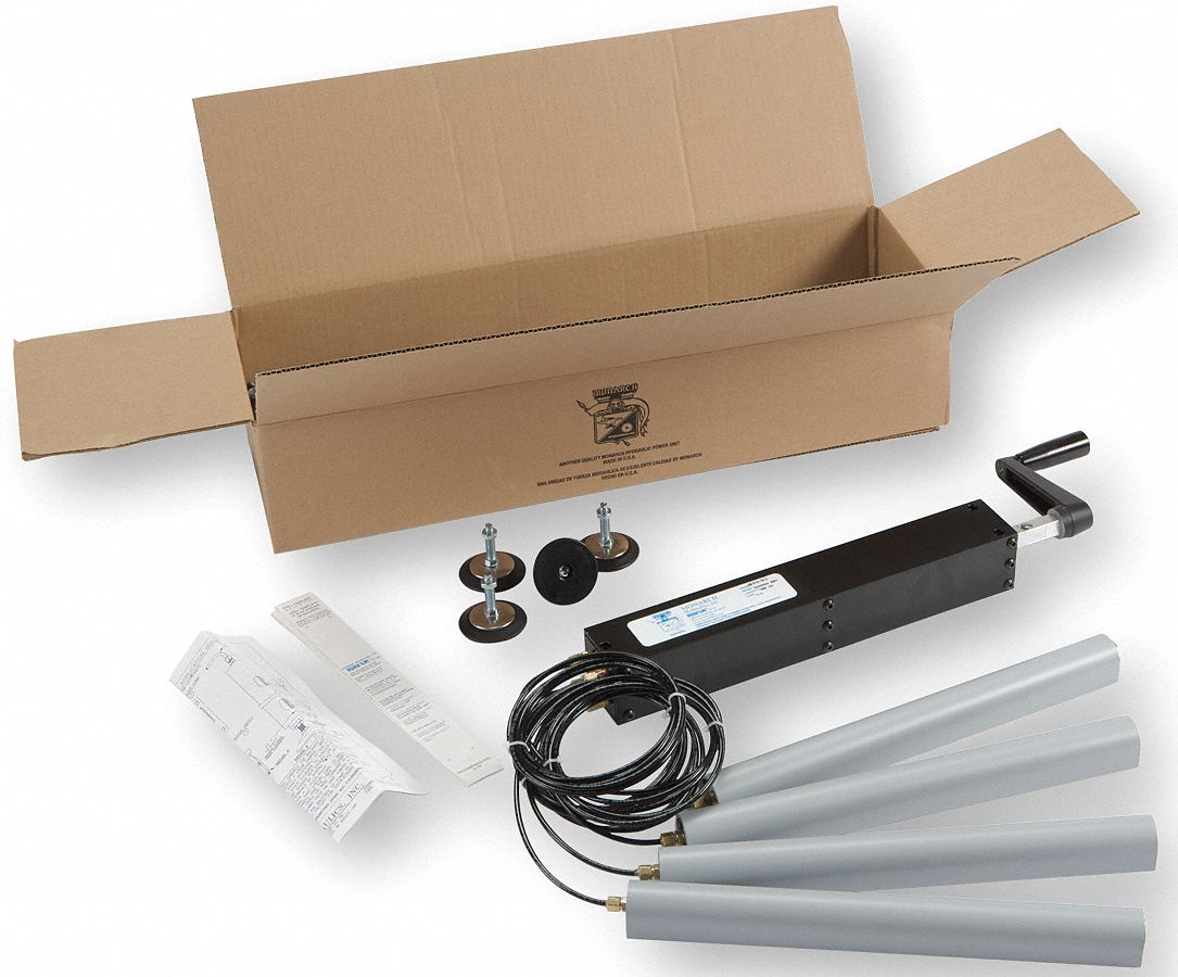 DYNALIFT, Workbench Accessory, 1000 lb, Hydraulic Lift Kit 16Y6734MD1A12S Grainger