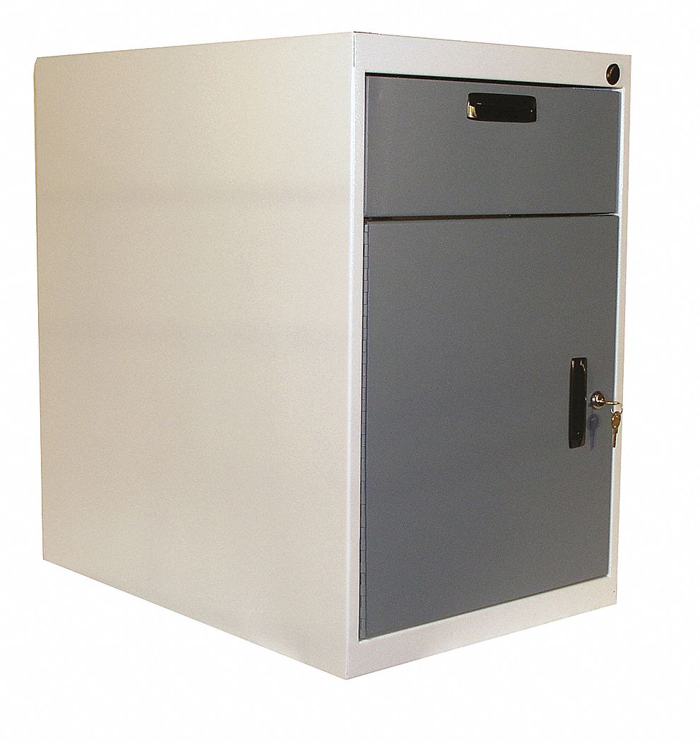 PROLINE Pedestal, 26Wx26Dx26H, White/Blue 16Y933C16SDL26627607 Grainger