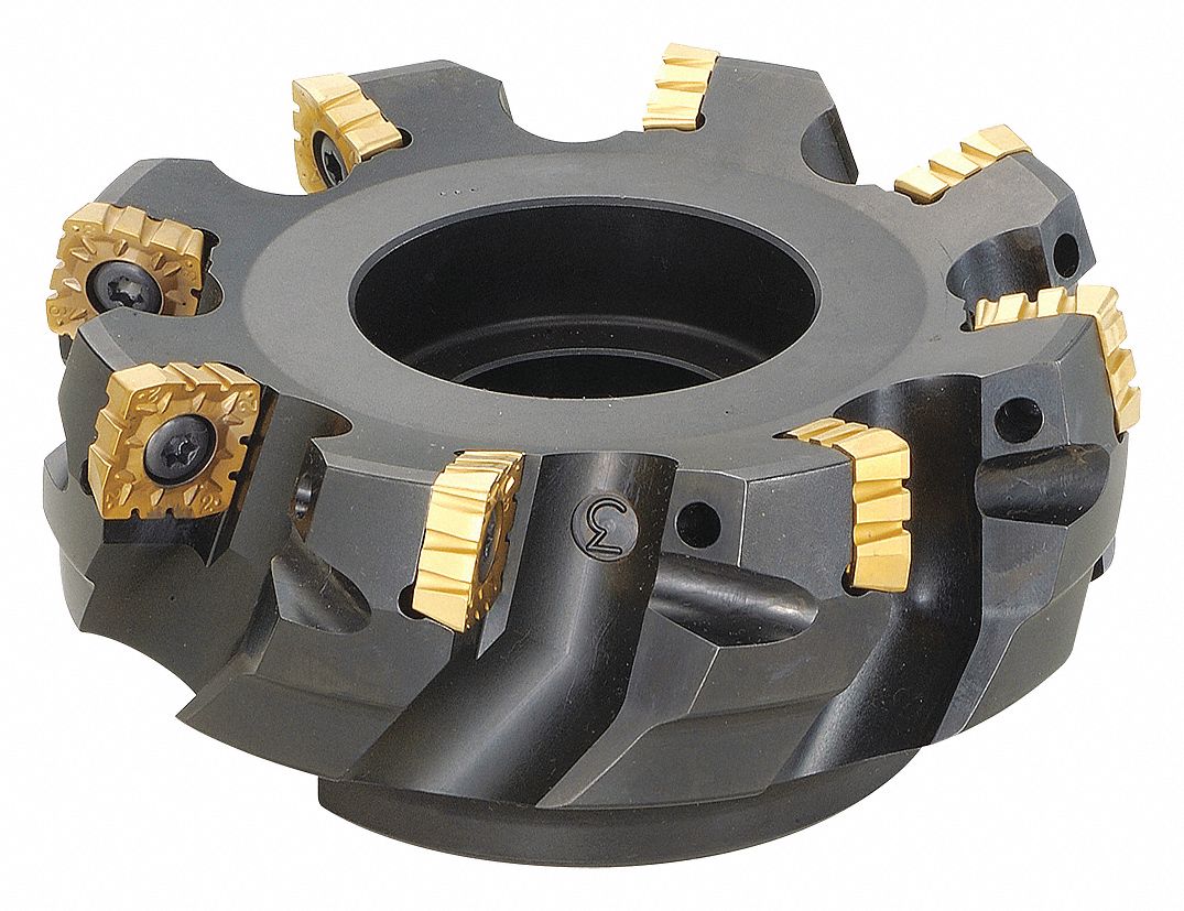 KYOCERA, 3.2700 in Max. Cutting Dia., 1 in Arbor Dia., Indexable Face Mill 170KG7