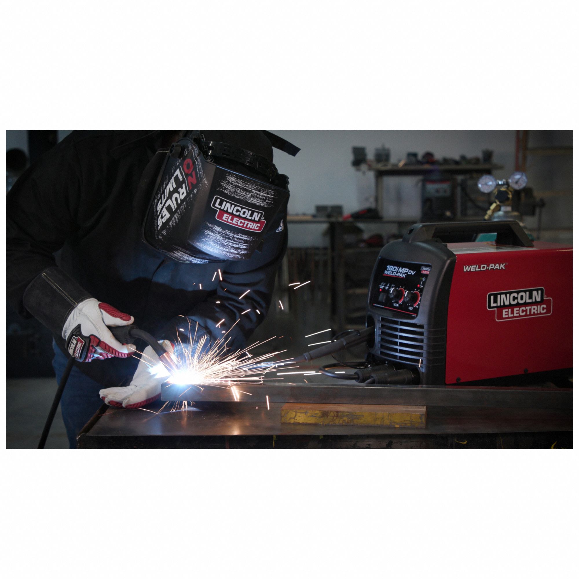 LINCOLN ELECTRIC Welder, Weld Pak, 180i Mp Dv, 120V, 230V 799RF5