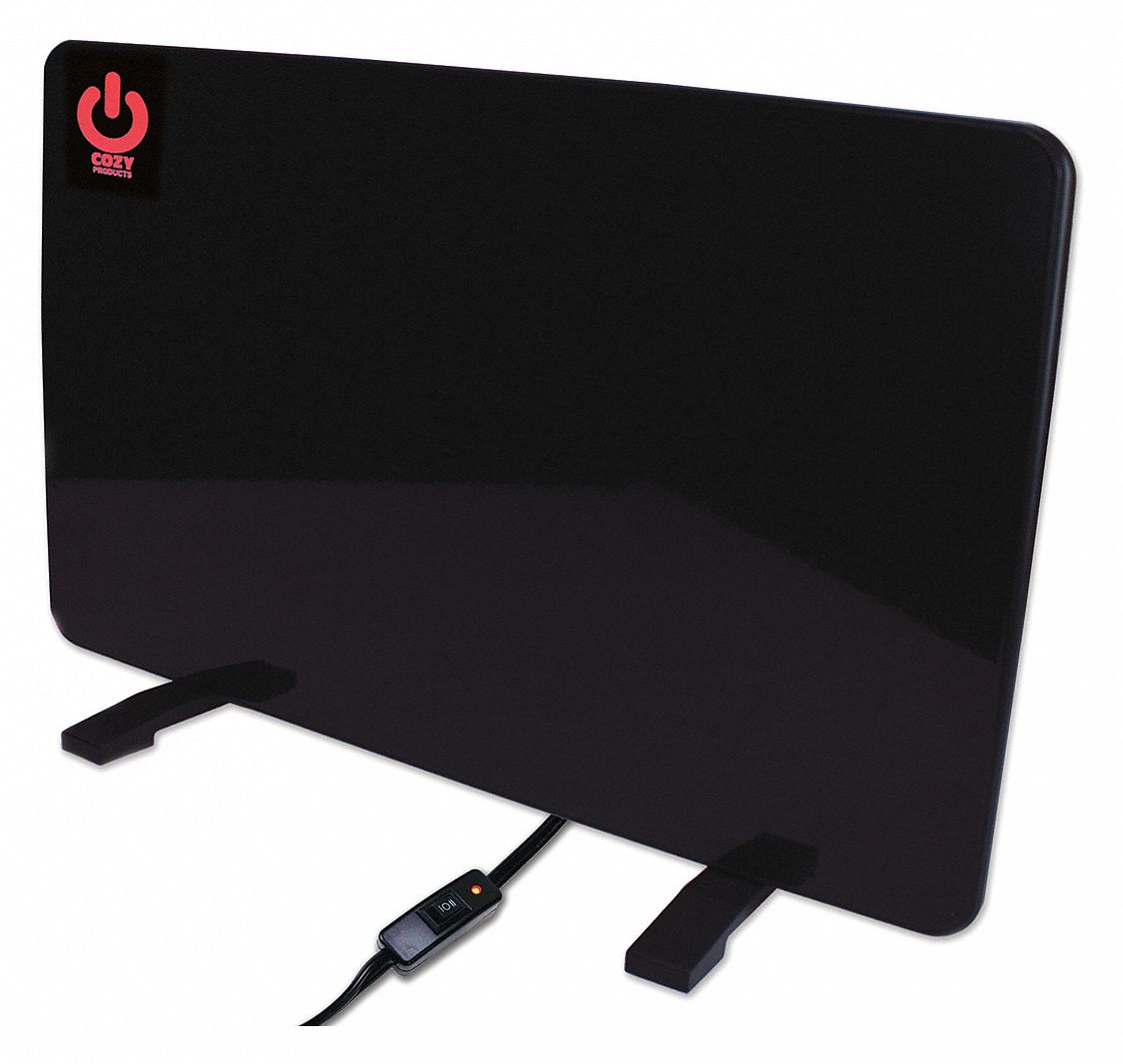 COZY Floor, Portable Electric Heater, 200W, 120V AC, NonOscillating, Radiant 181X32CL2