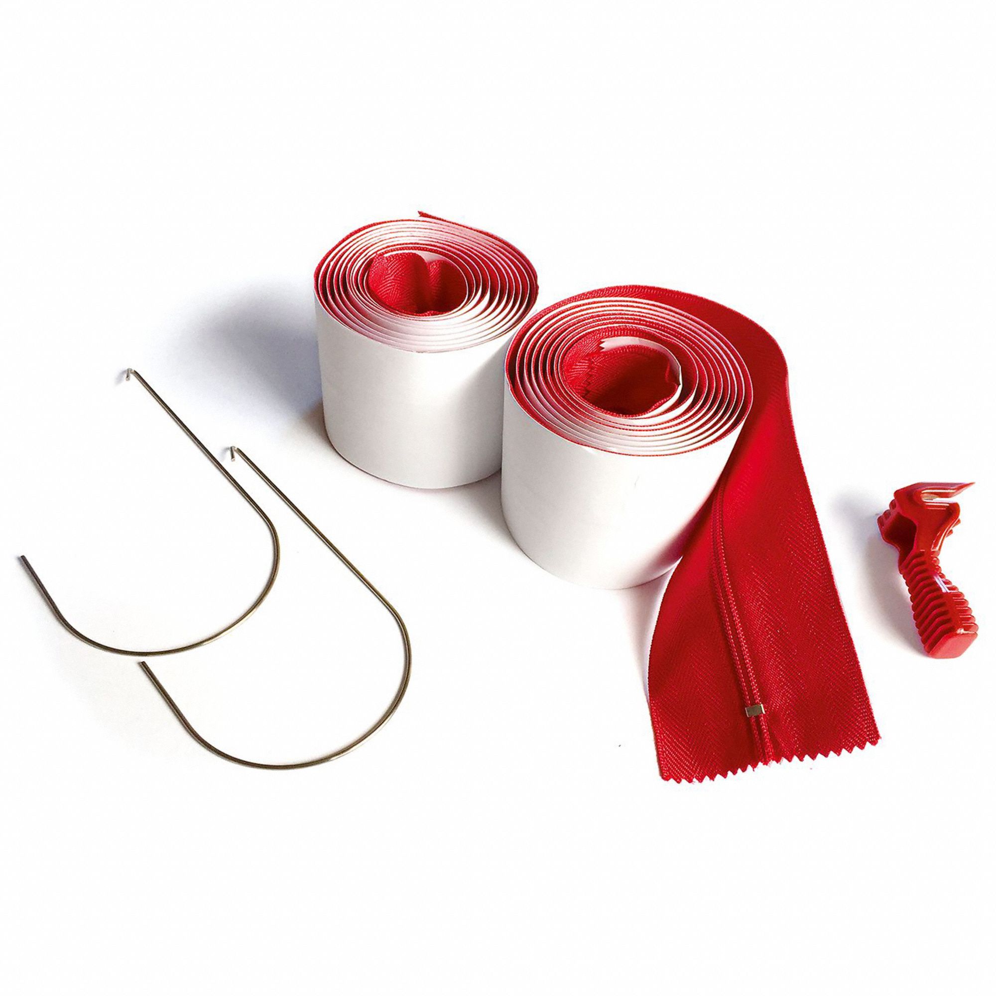 ZIPWALL Zipwall HeavyDuty SelfAdhesive Zipper Zipper, 3 1/2 in Wd, 7