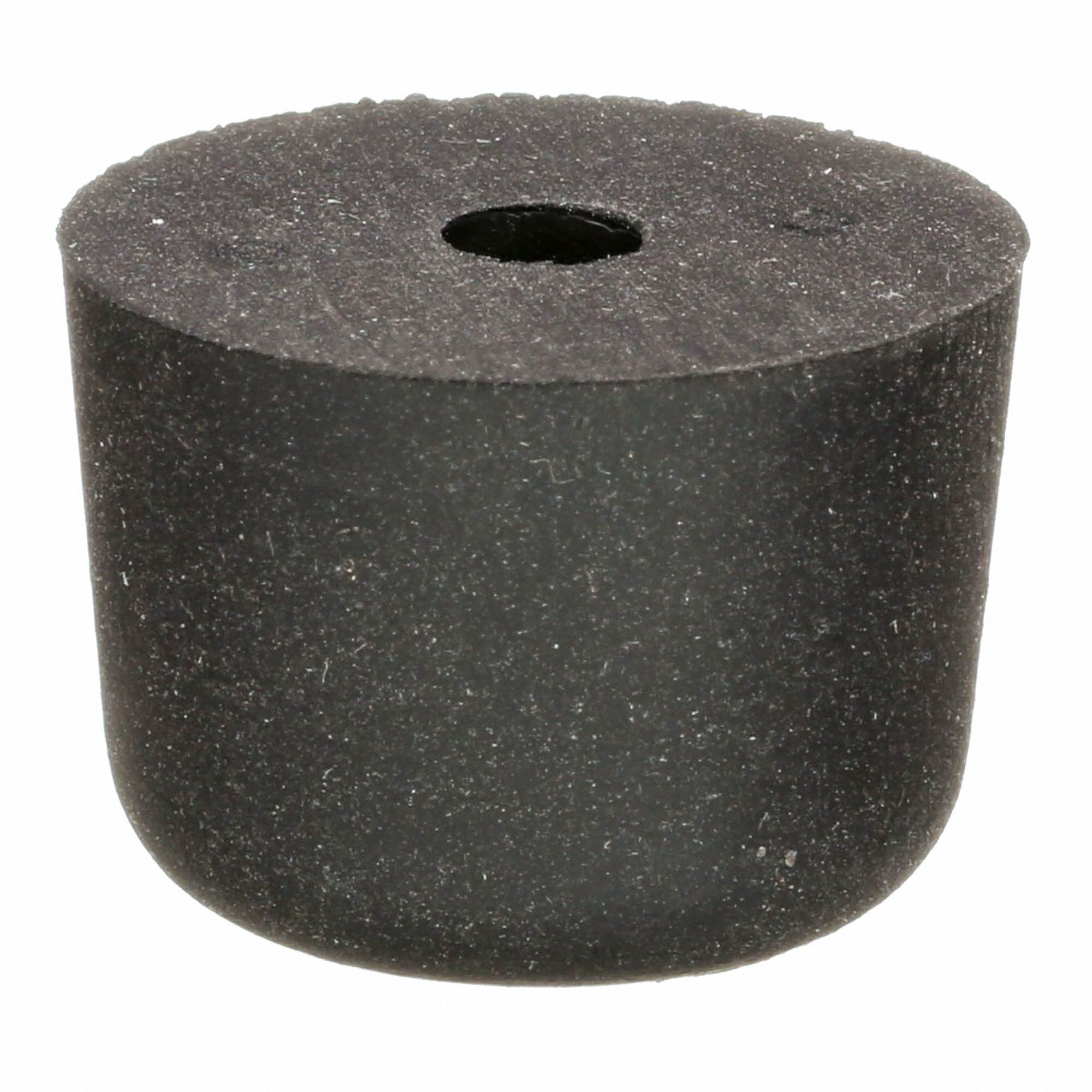 GRAINGER APPROVED Rubber, Bumper, 1 in Base Dia., 17/32 in Height, PK 5