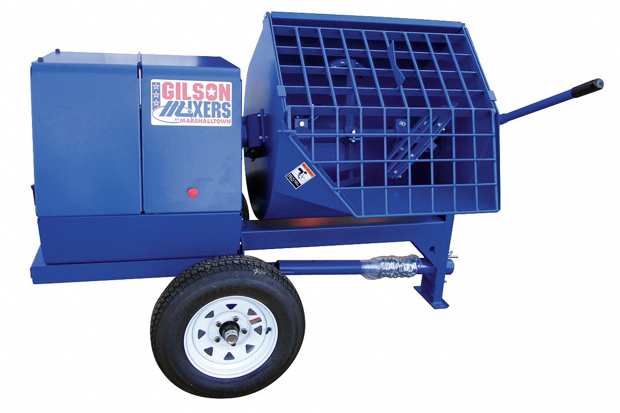 Mortar Plaster Mixer,16 Cu. Ft.,Gas,13HP Grainger