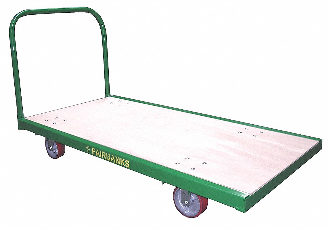 FAIRBANKS Platform Truck, 72 in x 36 in x 18 in, 1,800 lb Load Capacity