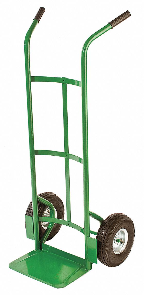 GRAINGER APPROVED Hand Truck, 550 lb. Load Capacity, Dual Handle, 14