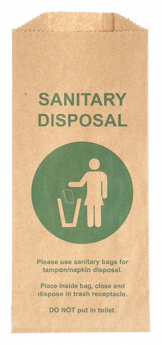 Sanitary Napkin Disposal Sign