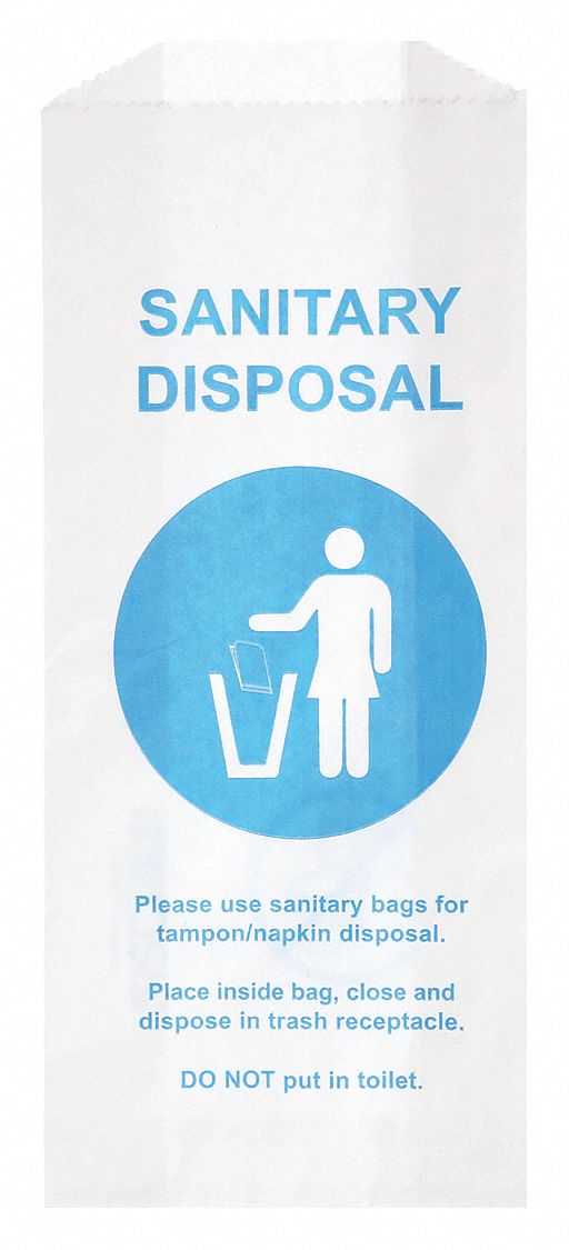 Sanitary Napkin Disposal Sign