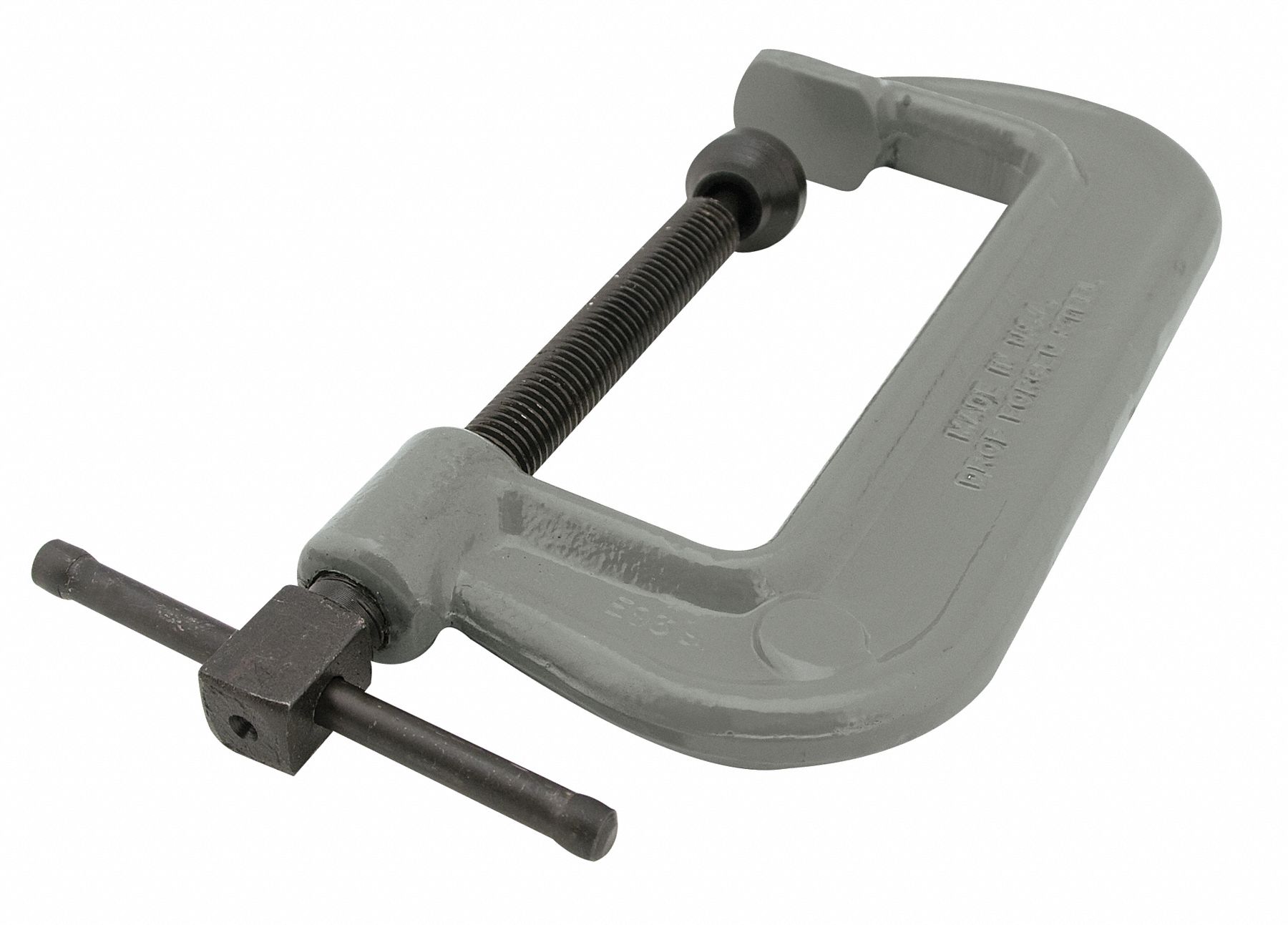 WILTON Extra Heavy Duty Steel CClamp, 10 in Max. Opening, 2 7/8