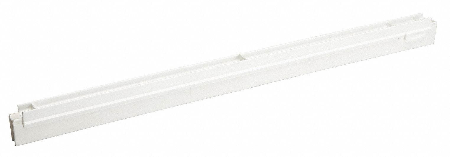 24 in Rubber Replacement Squeegee Blade, White Grainger