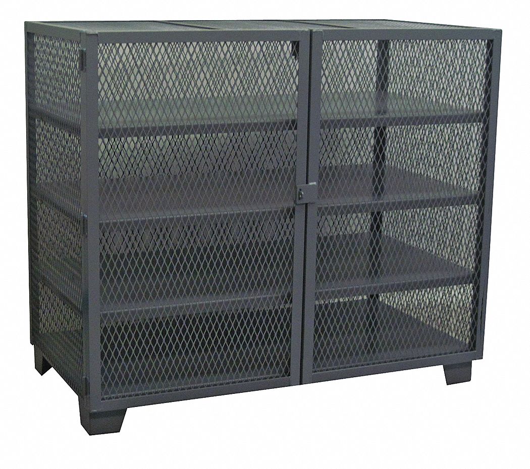 JAMCO Heavy Duty Storage Black, 54 in H X 48 in W X 24 in D
