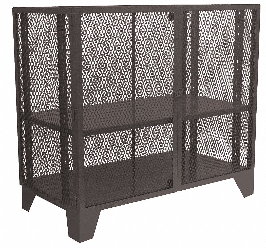 JAMCO Heavy Duty Storage Black, 54 in H X 72 in W X 36 in D