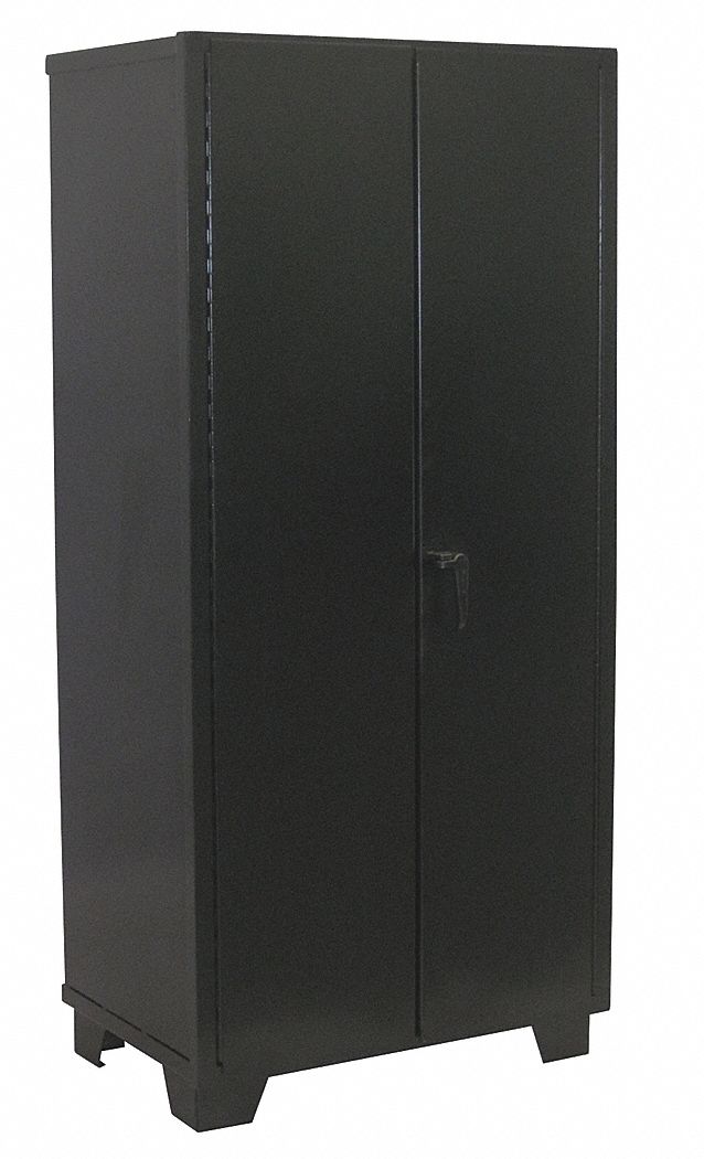 JAMCO Heavy Duty Storage Black, 78 in H X 48 in W X 24 in D
