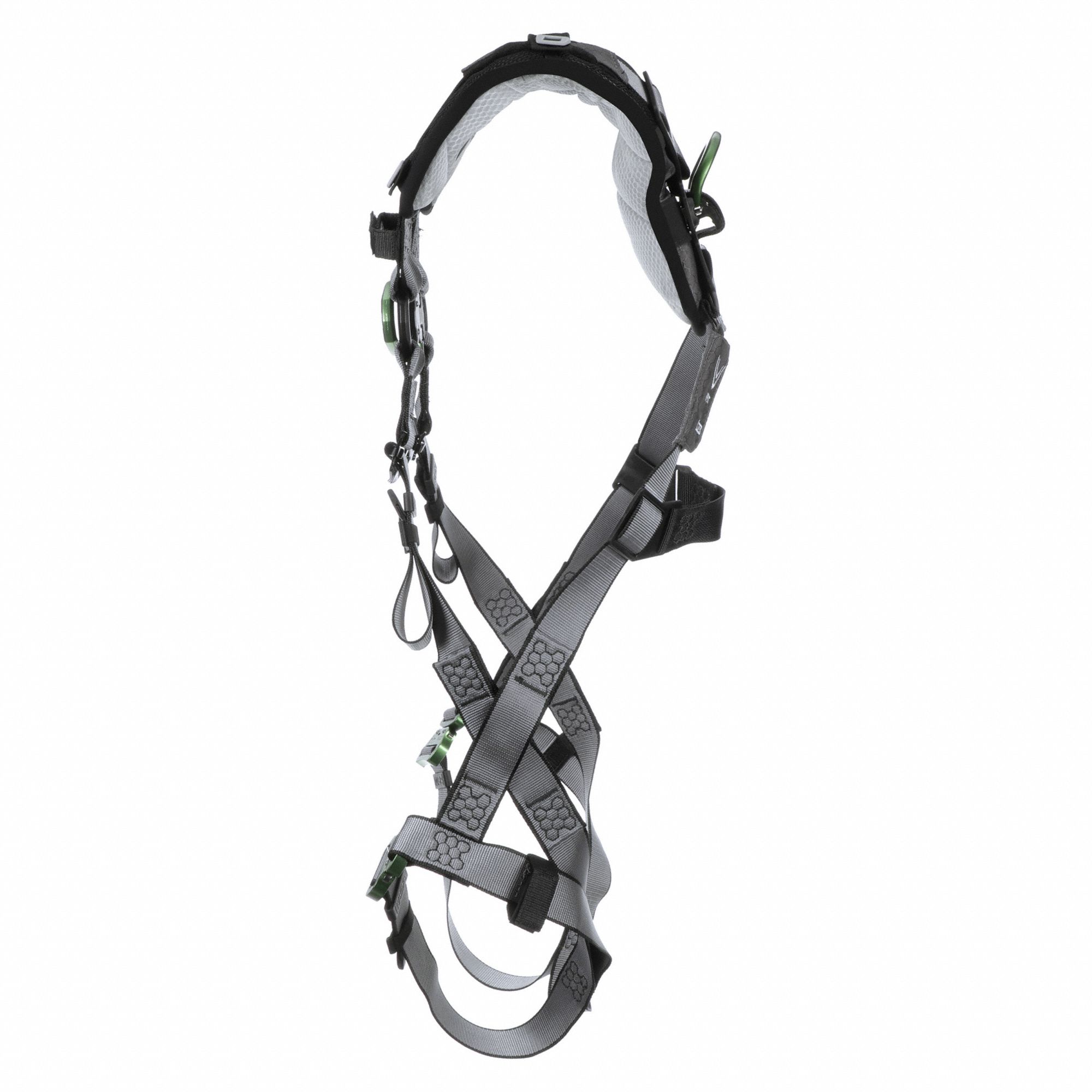 MSA Full Body Harness Climbing, Vest Harness, Back/Chest, Stainless
