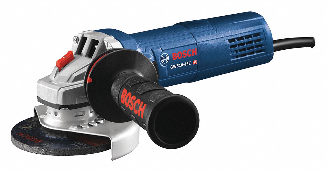 BOSCH Angled Grinder,Ergonomic,41/2", 4 1/2 in Wheel Dia., 10 Amps