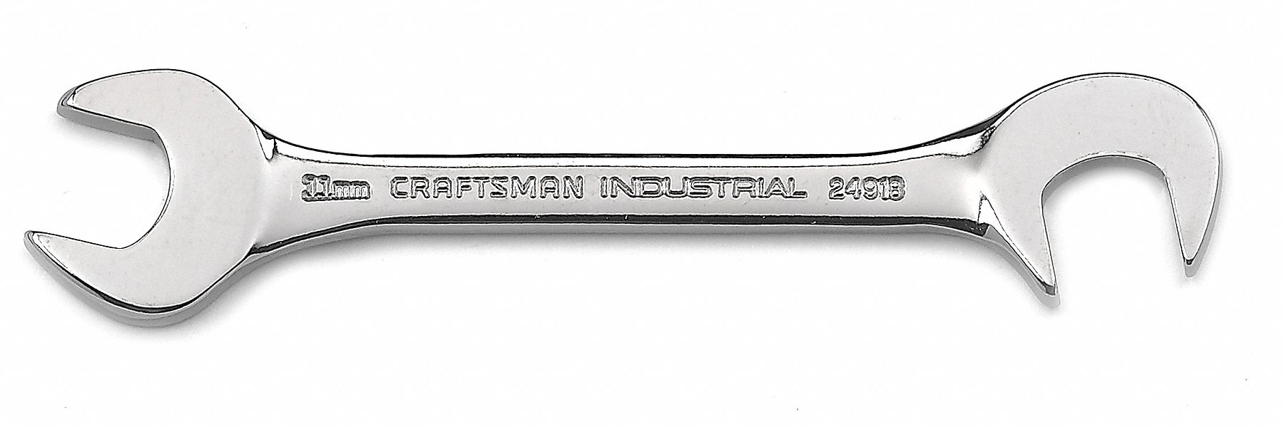 Ignition Open End Wrench, Steel, Full Polish, Overall Length 41/8 in