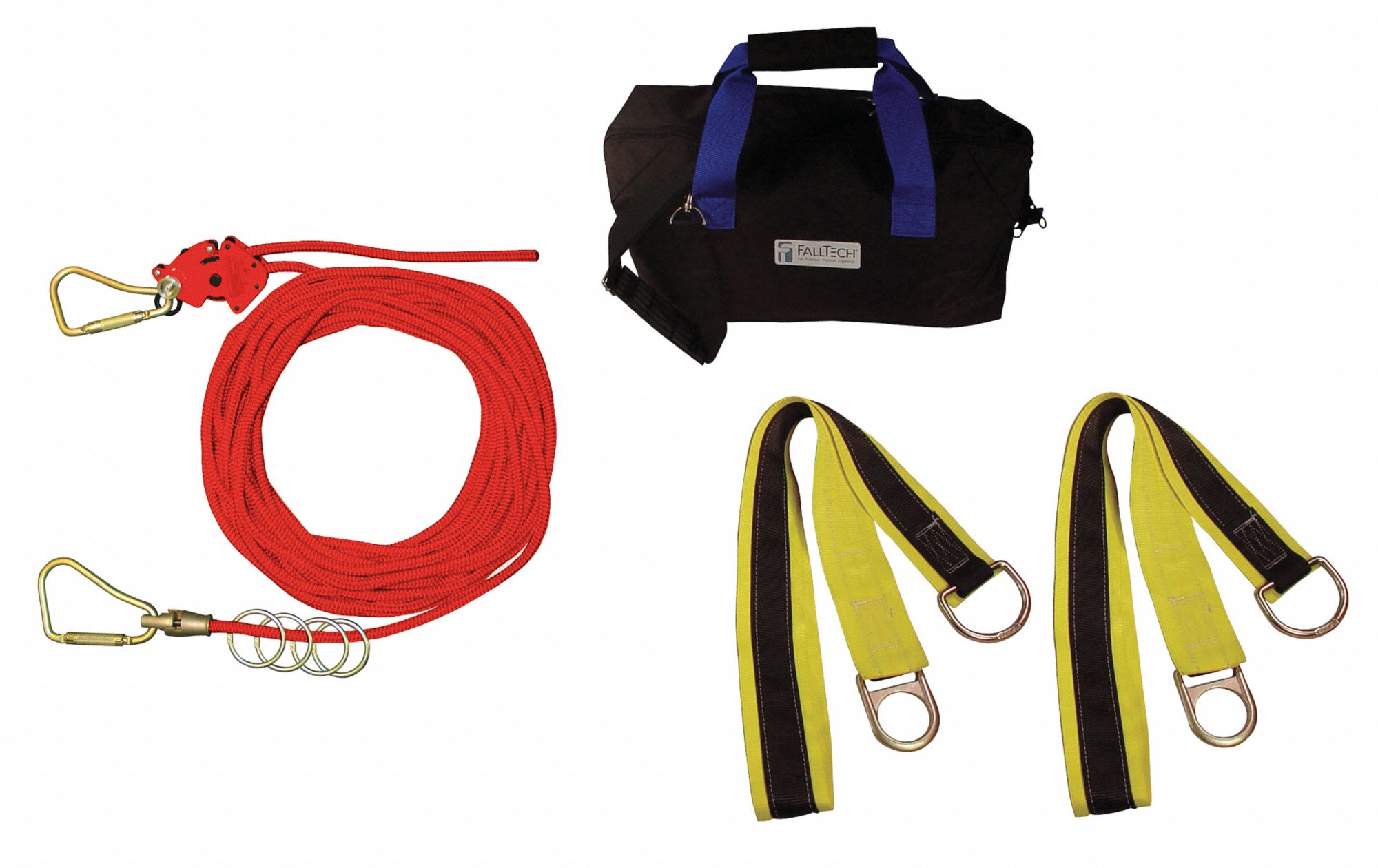 FALLTECH Horizontal Lifeline Kit, Synthetic 19F361G777100 Grainger