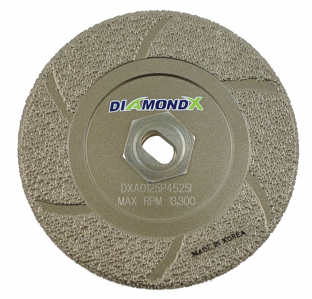 DIAMOND VANTAGE, Type 1, 7 in x 1/4 in x 5/8"11, Grinding Wheel