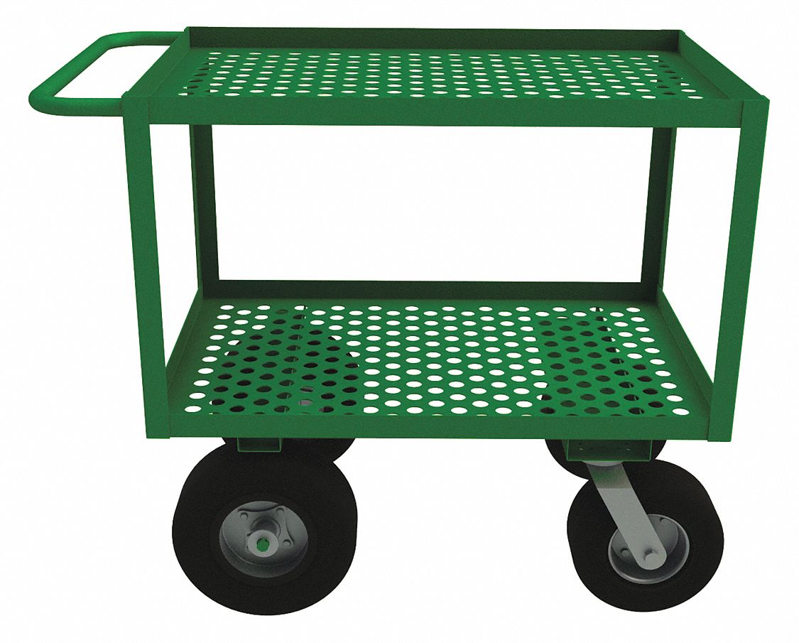 GRAINGER APPROVED 421/4"L x 241/4"W x 35"H Garden Cart, 1200 lb
