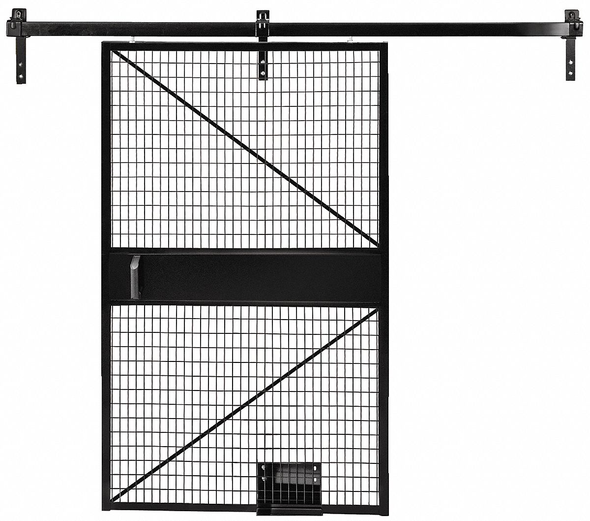 SAFTFENCE, 84 in x 48 in, Pull, WeldedWire Machine Guard Door