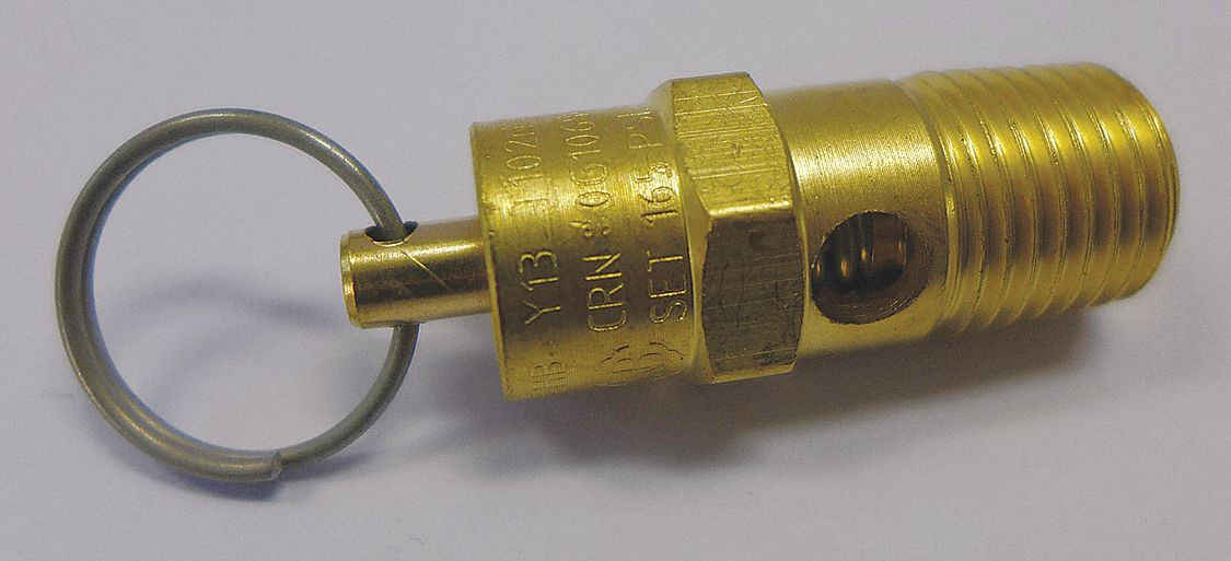 For 1NNE5, Fits Speedaire Brand, Pressure Relief Valve 19NA64