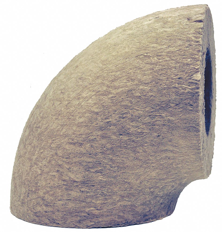 90° Elbow, Mineral Wool, Pipe Fitting Insulation 19NH33592097 Grainger