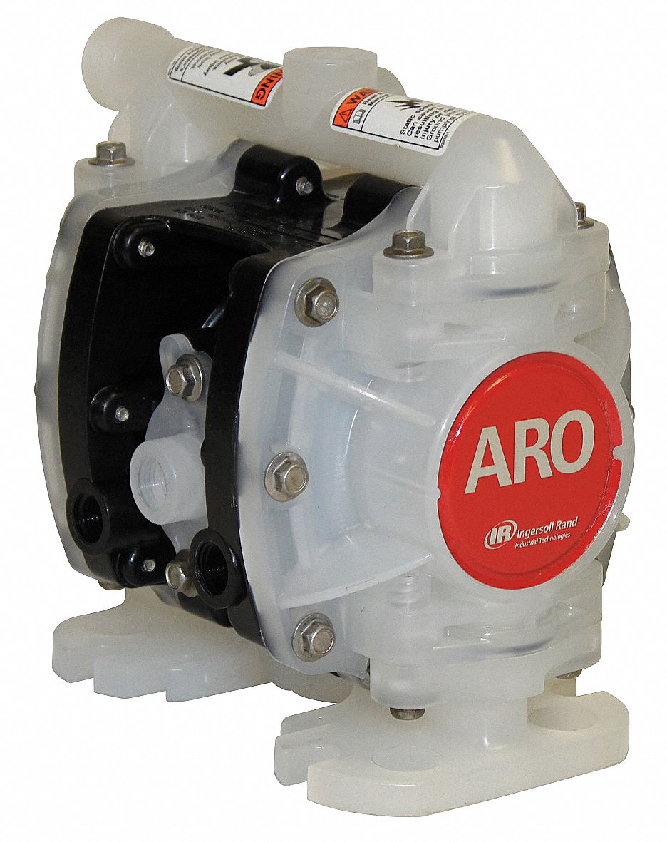 ARO, Air, Polypropylene, Double Diaphragm Pump 19RU81PD01PHPSPTTA
