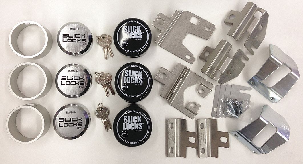SLICK LOCKS Ford Transit Connect 20102013 Complete Exterior Door Lock
