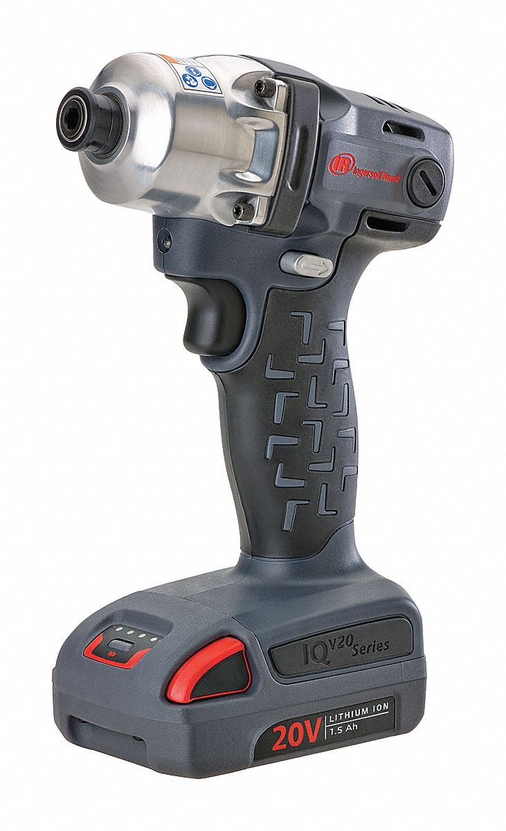 INGERSOLL RAND Cordless, Impact Driver, 1/4 in Hex, 20V DC, 160 inlb Max. Torque 19TG33W5111
