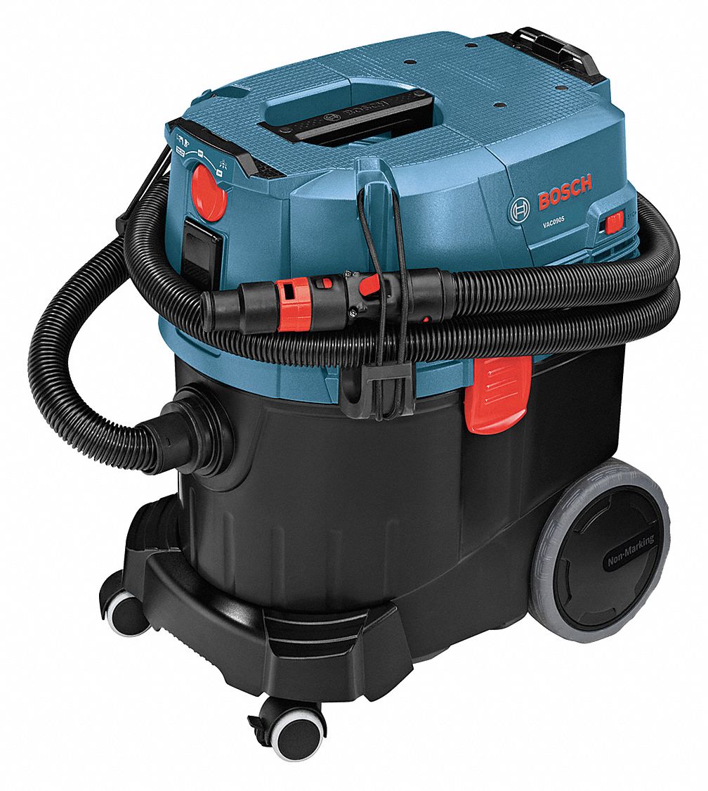 BOSCH 9 gal. VAC Wet/Dry Vacuum, 9.5 Amps, HEPA Filter Type - 19TT54