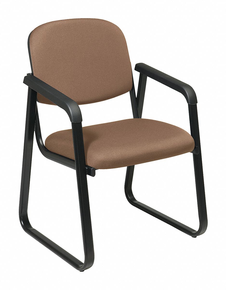 Desk Chair, Desk Chair, Brown, Fabric, 18 in to 18 in Nominal Seat
