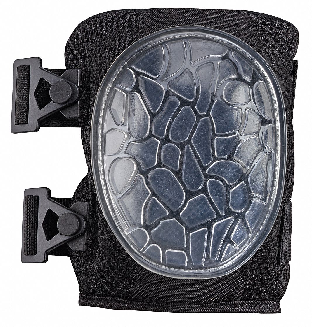 All Terrain 2Strap Knee Pads, Black, Universal Grainger