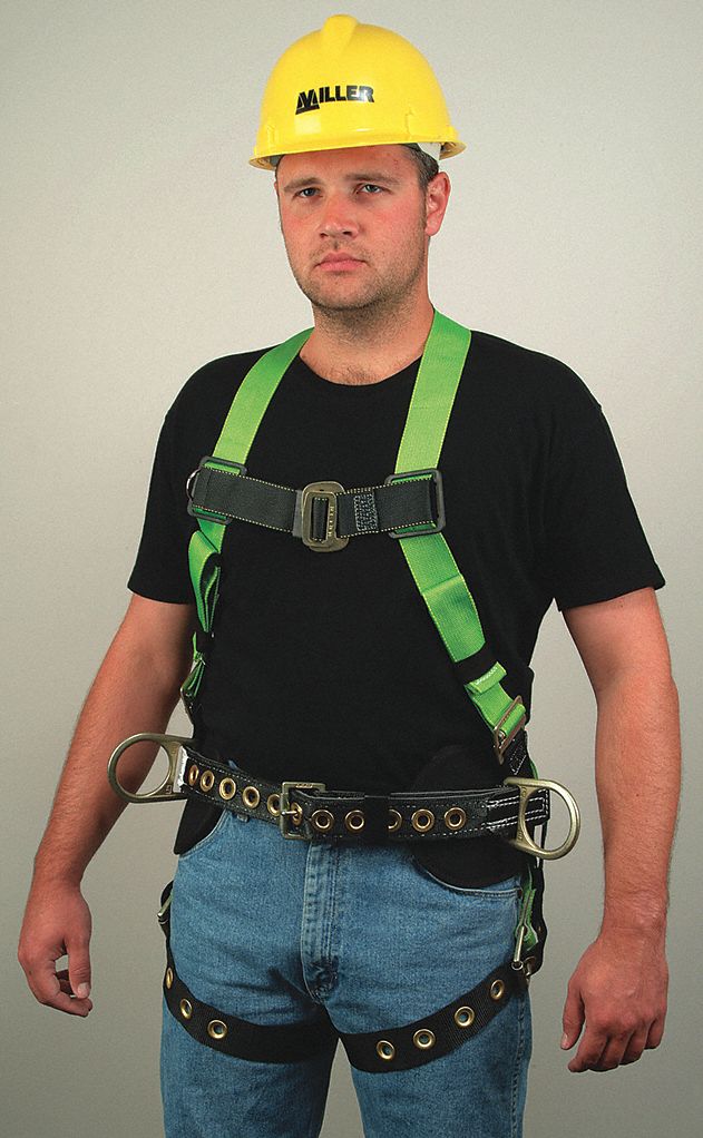 HONEYWELL MILLER, Positioning, Vest Harness, Full Body Harness 19X412650T77/UGK Grainger