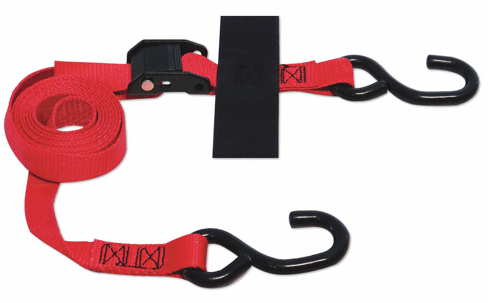 SNAPLOC Tie Down Strap, 8 ftL x 1 inW, 500 lb Load Limit, Adjustment