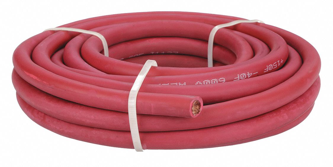 WESTWARD, 1/0 AWG Wire Size, EPDM, Welding Cable - 19YE34|19YE34 - Grainger