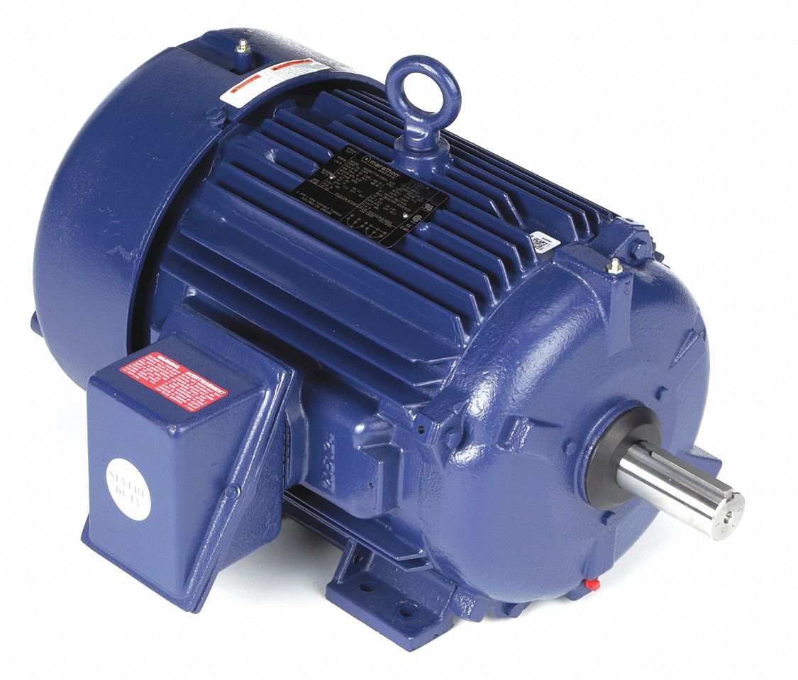 MARATHON MOTORS, F1/F2 Conduit Box Position, 15, 3 3/4 HP, Cooling