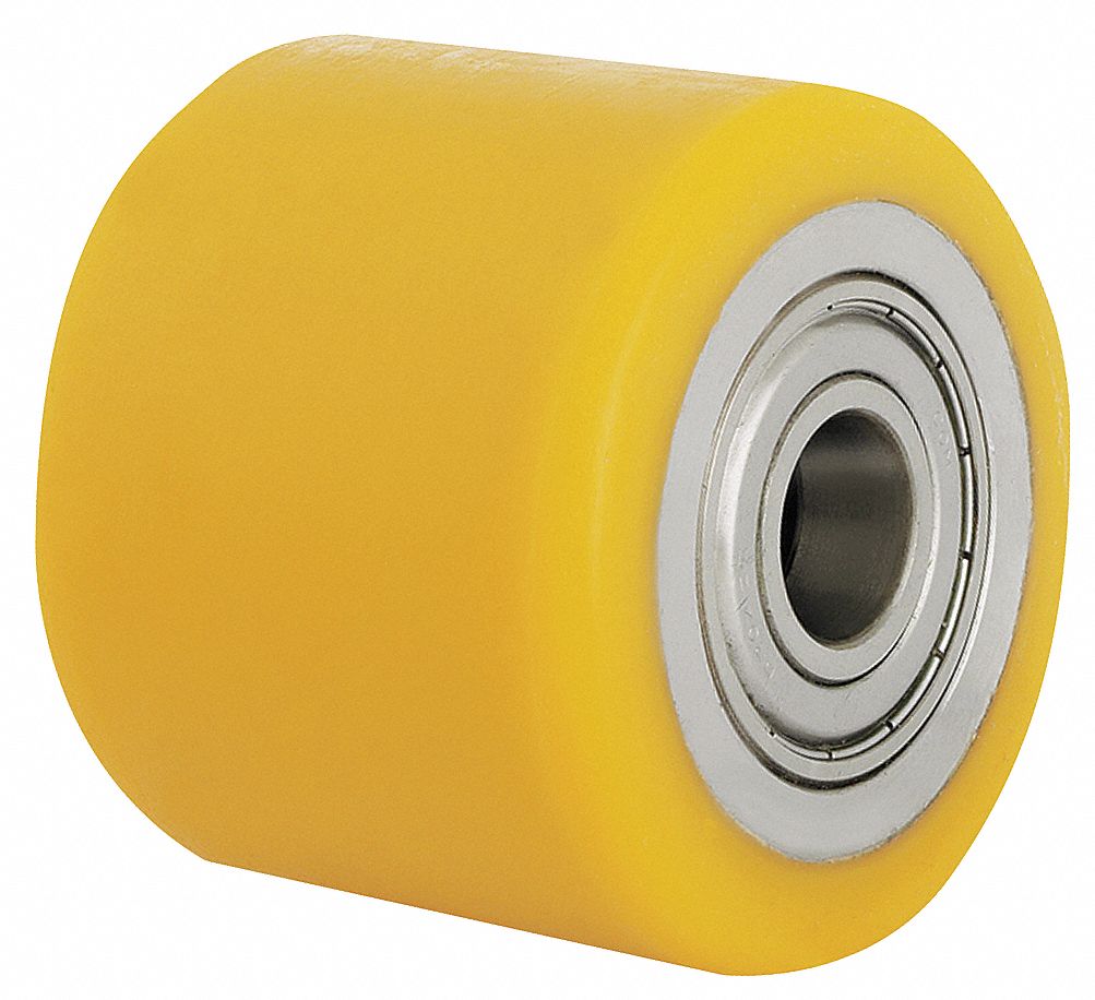 GRAINGER APPROVED Polyurethane Tread on Steel Core Wheel for Pallet
