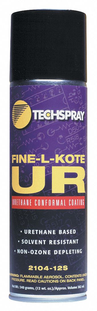 TECHSPRAY Urethane Conformal Coating 19YY68210412S Grainger