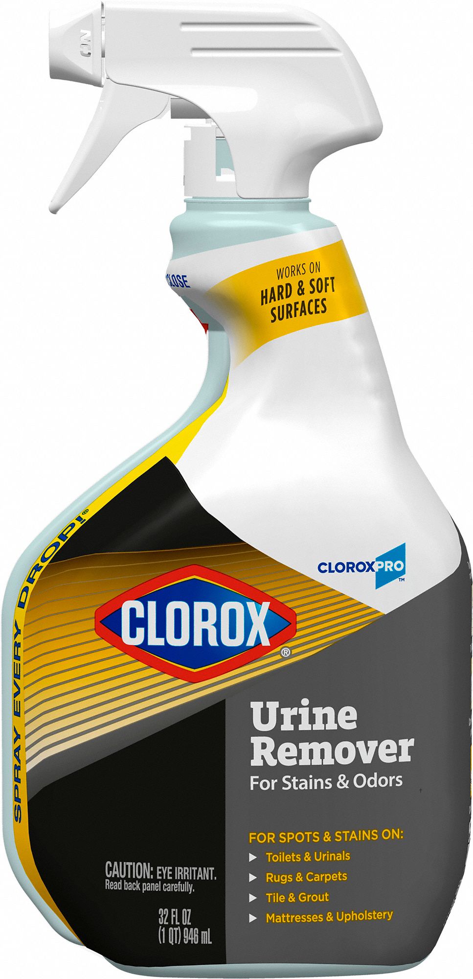 CLOROX, Trigger Spray Bottle, 32 oz Container Size, Urine Remover