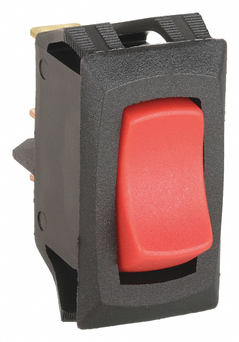Lighted Rocker Switch, SPST, Lighted Rocker Switch - 1A824|LRA911-RS-B