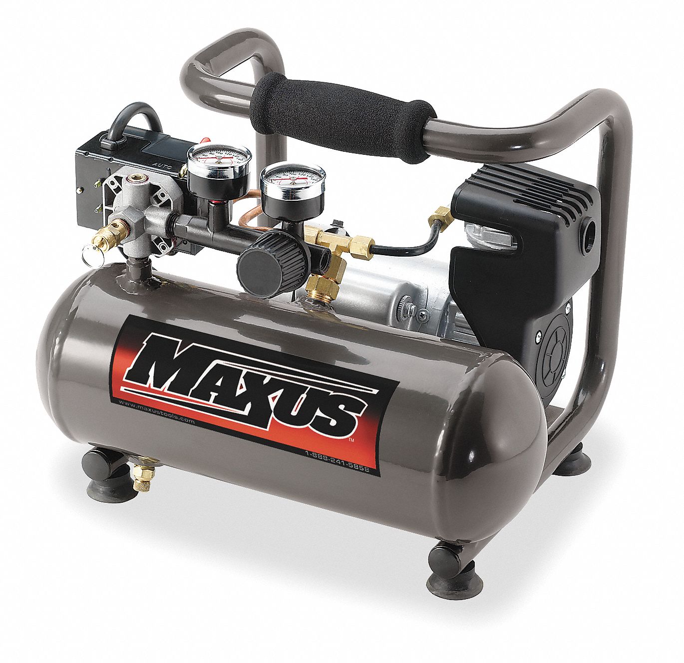 MAXUS 0.50 HP, 115VAC, 1 gal. Portable Electric Air Compressor, 125 psi