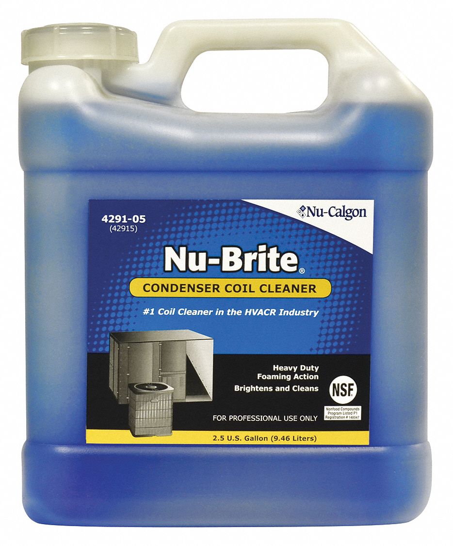 NUCALGON 429105 Condenser Cleaner,Liquid,2.5 gal,Blue 681001429153 eBay
