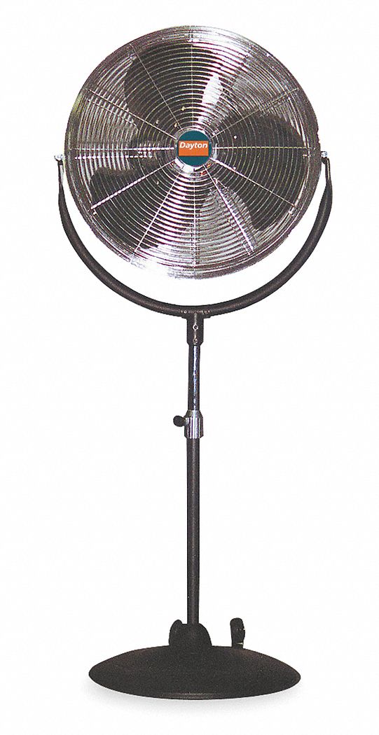 DAYTON 20" Pedestal Fan, NonOscillating, 120 VAC, Number of Speeds 3