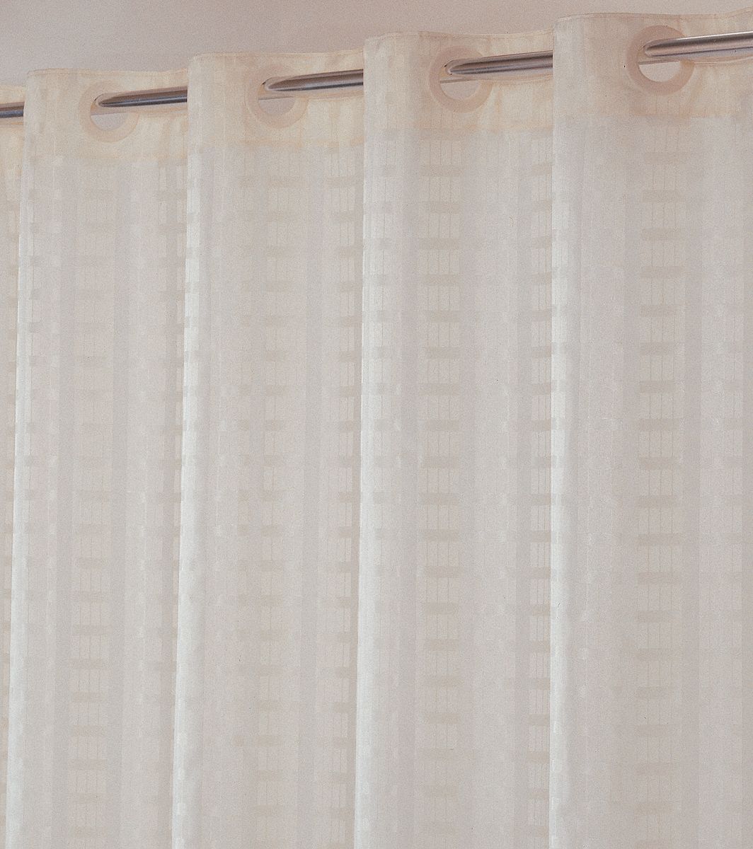 HOOKLESS, HBH43LIT05, Plastic, Shower Curtain 1ATT5HBH43LIT05 Grainger