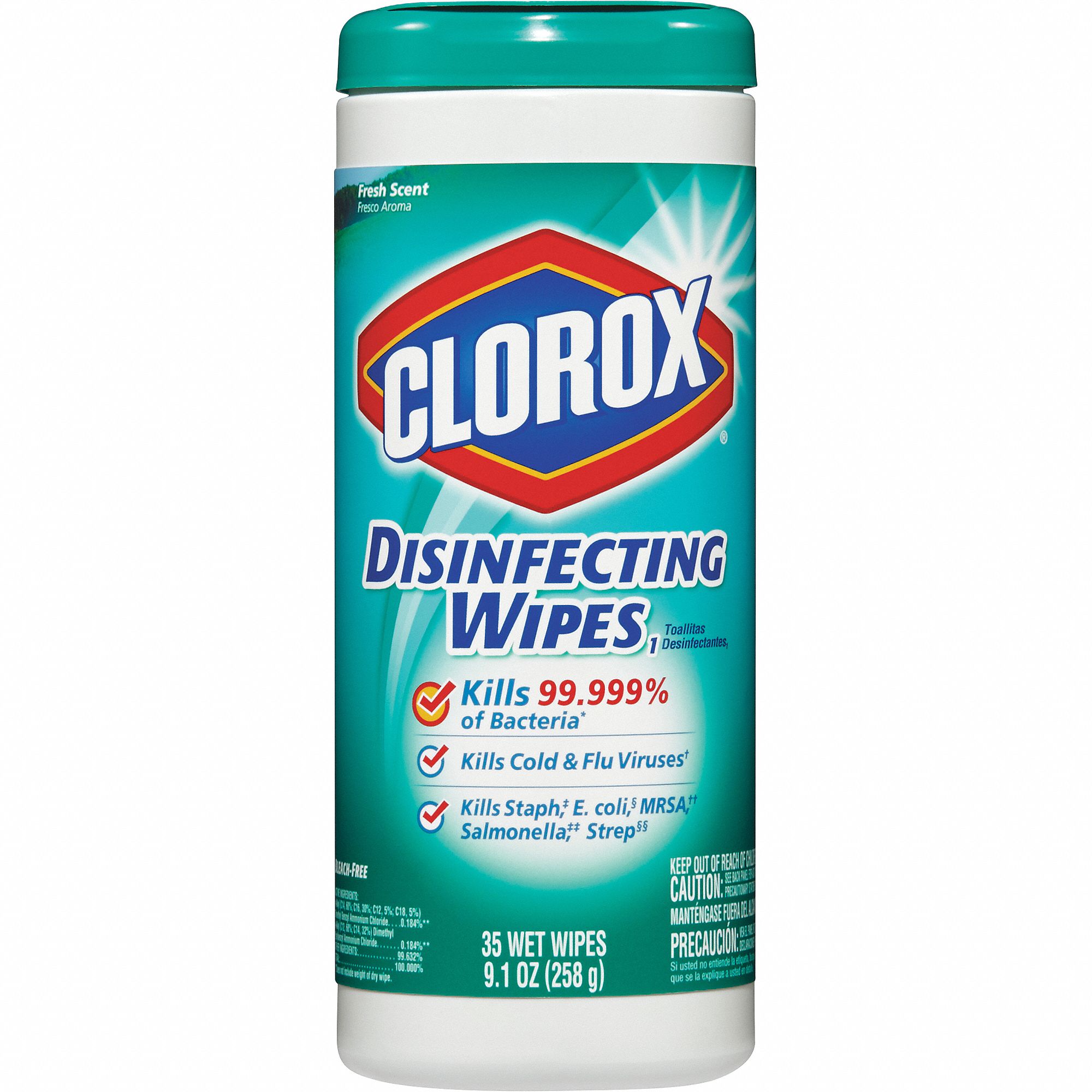 CLOROX Disinfecting and Sanitizing Wipes, Disinfecting Cleaning Wipes, Primary Chemical None