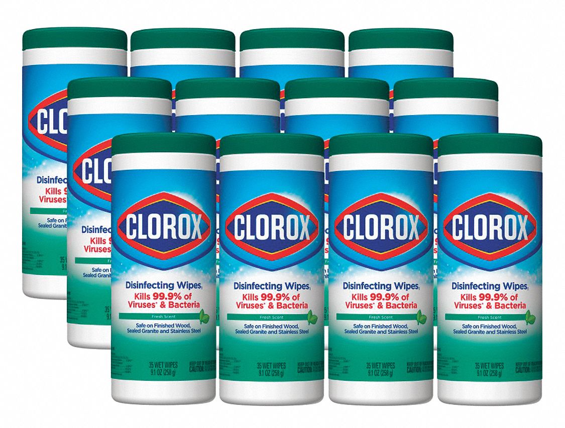 CLOROX Disinfecting and Sanitizing Wipes, Disinfecting Cleaning Wipes, Primary Chemical None