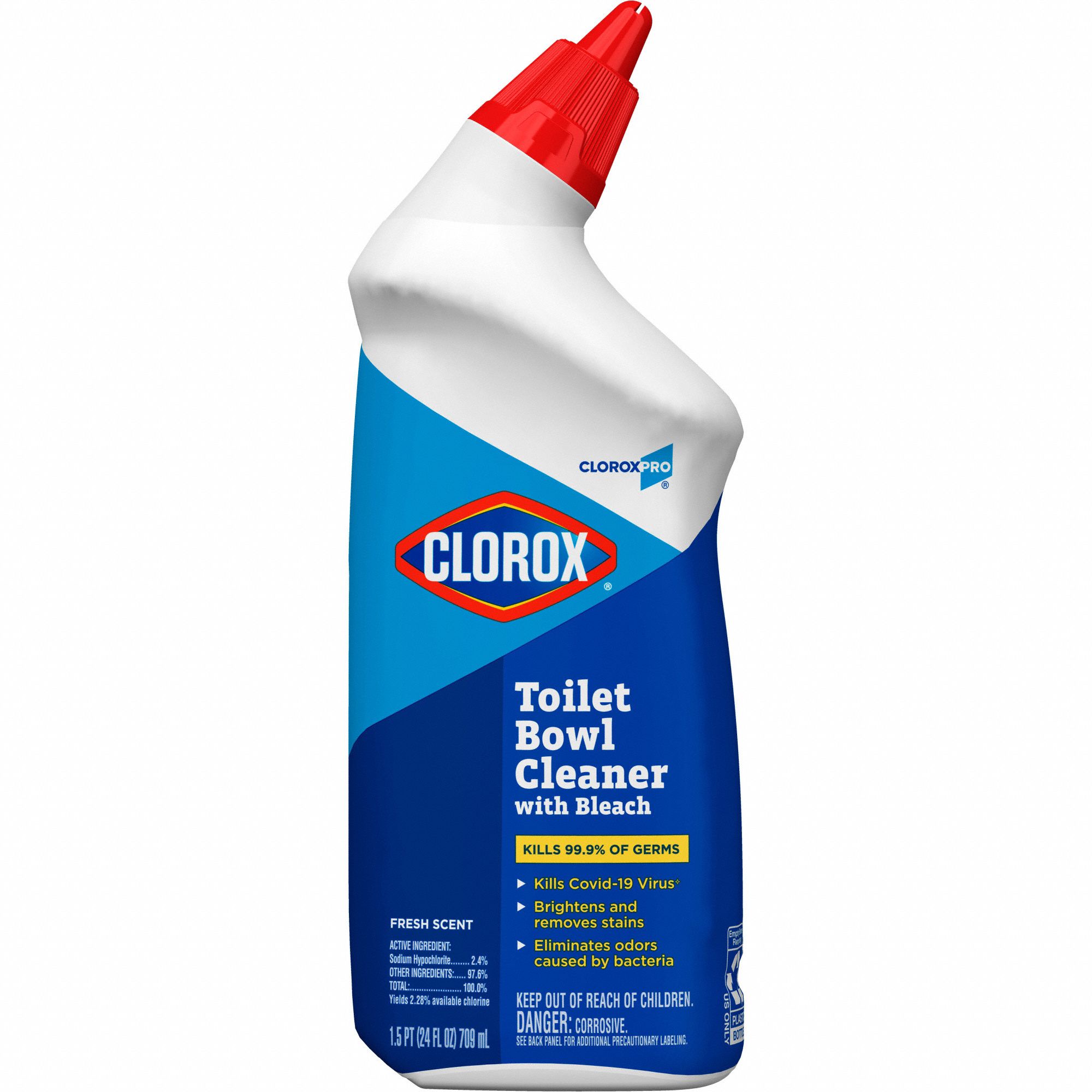 CLOROX, Bottle, 24 oz Container Size, Toilet Bowl Cleaner 1AU2900031 Grainger
